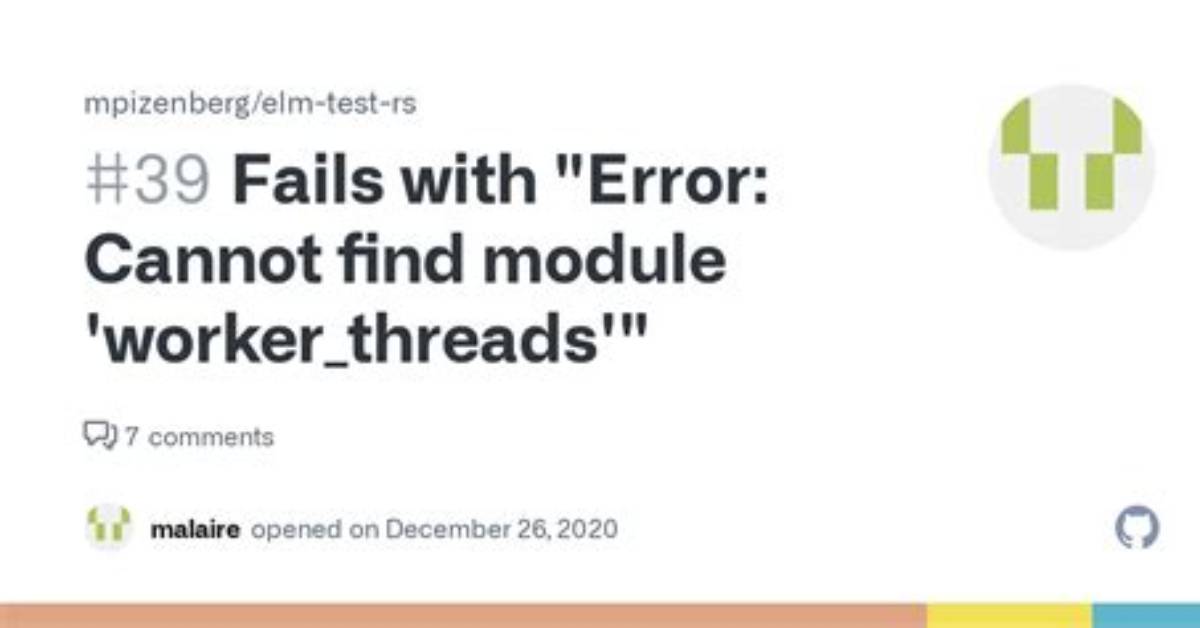 Cannot Find Module 'Worker_Threads' Error in Production