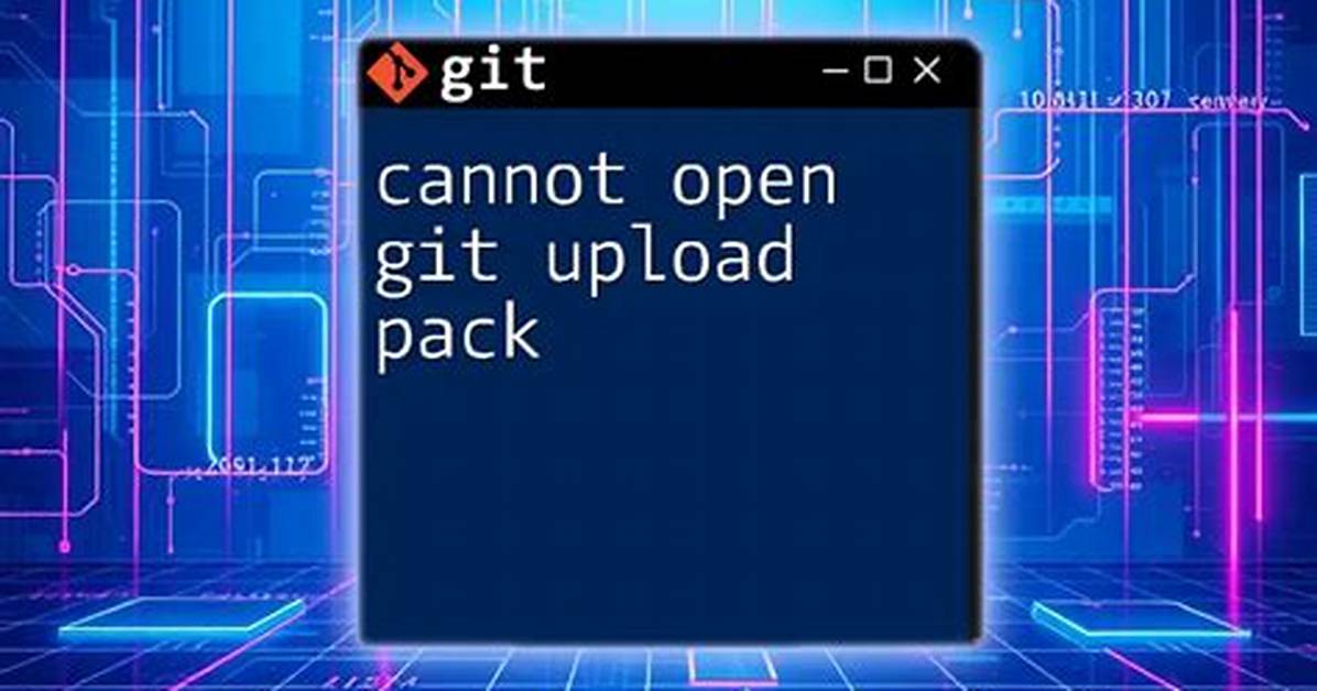'Cannot Open Git-Upload-Pack' Error in Eclipse When Cloning or Pushing Git Repository