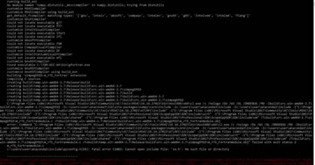 Cannot Open Include File: 'Io. H': No Such File or Directory