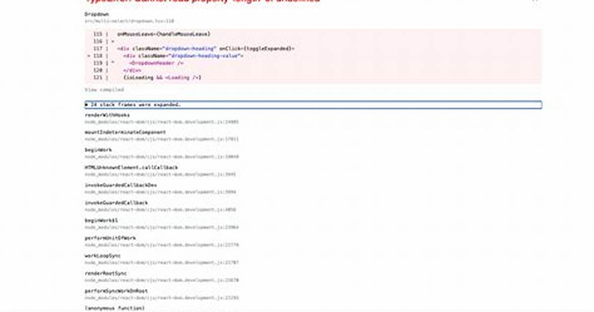 Cannot Read Property 'Length' of Undefined React