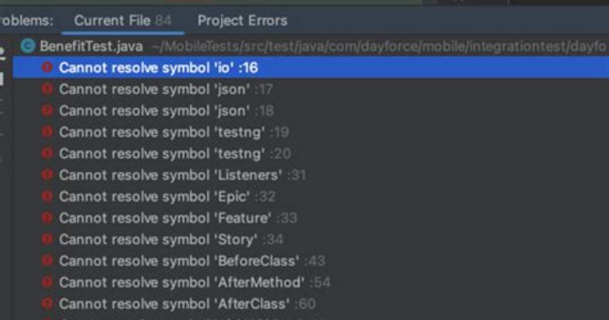 Cannot Resolve Symbol 'Assertdoesnotthrow'
