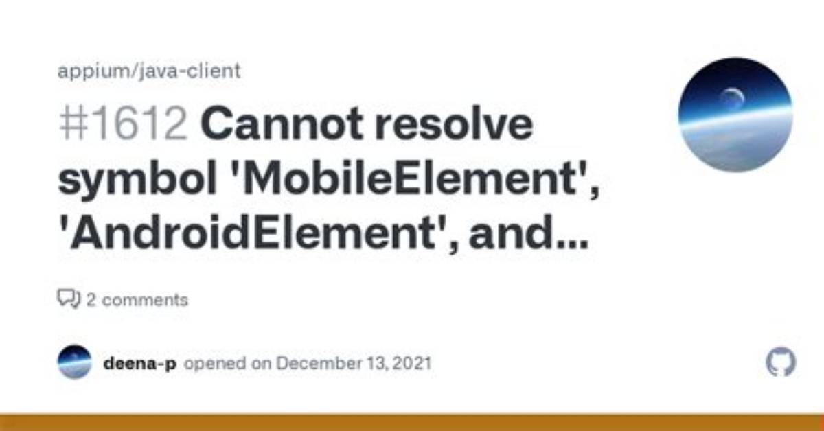 Cannot Resolve Symbol 'Mobileelement', 'Androidelement', and 'Ioselement' in Appium Java-Client 8.0.0Beta. How to Resolve This?