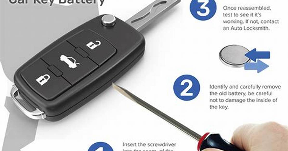 Car Key Battery Replacement Halfords