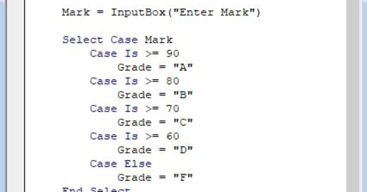 Case in Select Statement