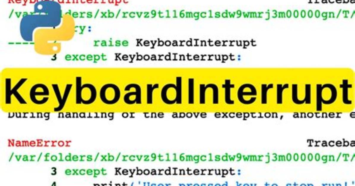 Catching Keyboardinterrupt in Python During Program Shutdown