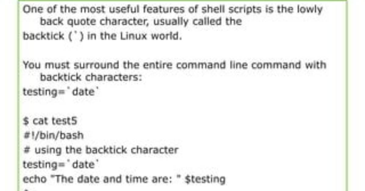 "Cd `" (Backtick) Command Results in ">", Why and How Do I Exit It?