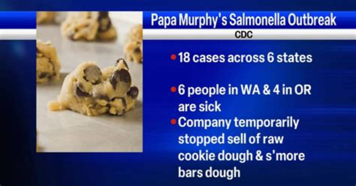 Cdc: Salmonella Outbreak Linked to Raw Cookie Dough Sold at Papa Murphy's Locations | News