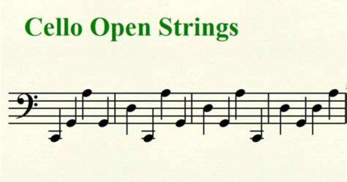 Cello Open String Notes Quiz