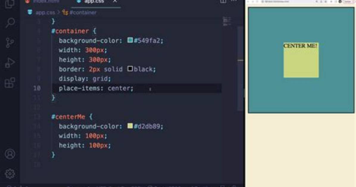 Centering a Background Image, Using Css