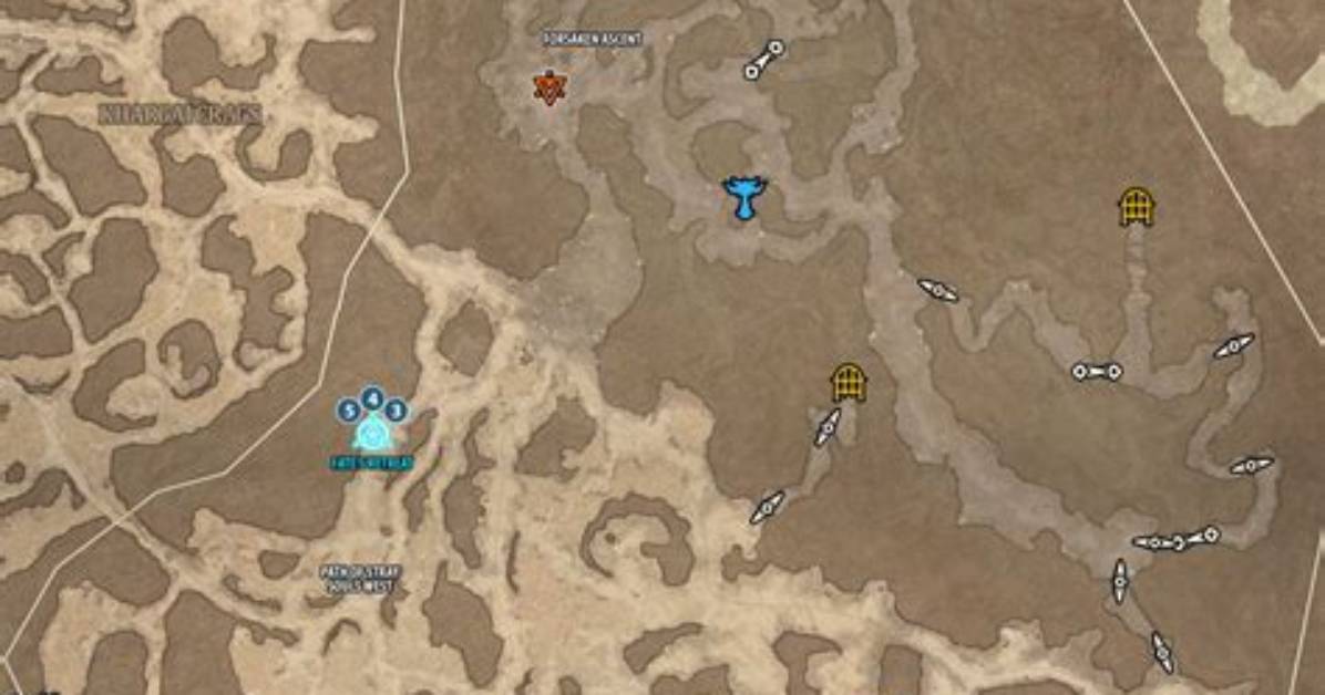 Chambatar Ridge Map for Diablo 4