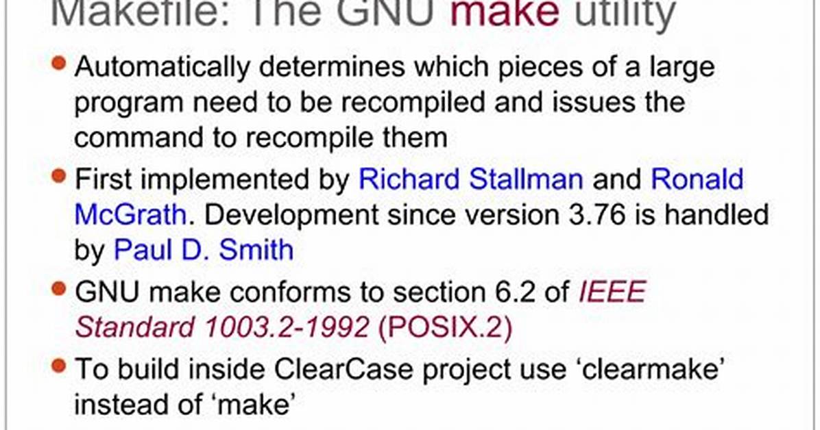 Change Between Gnu Make and Clearmake Compilers During a Build