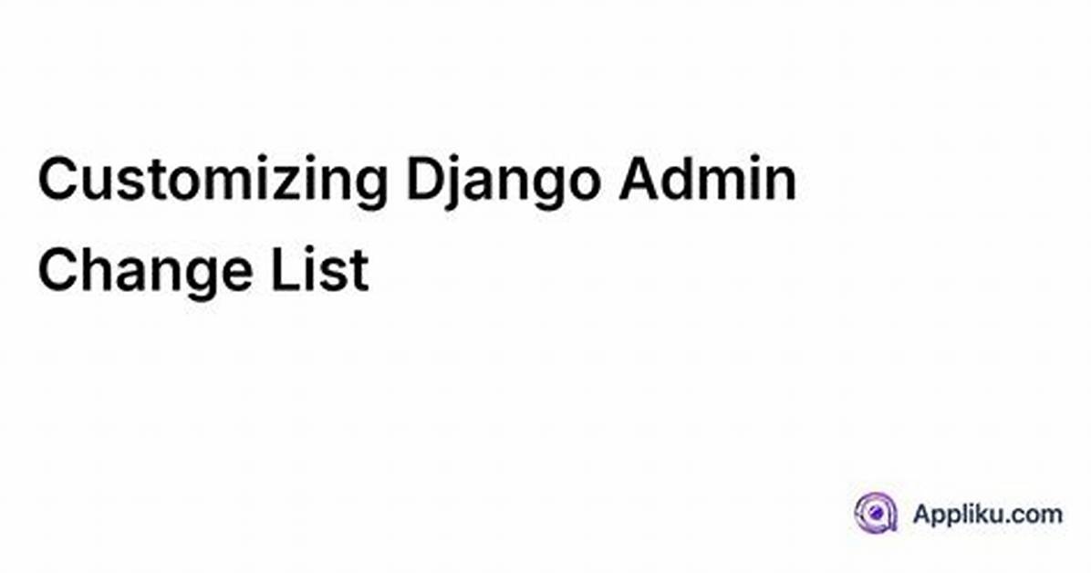 Change List Display Link in Django Admin