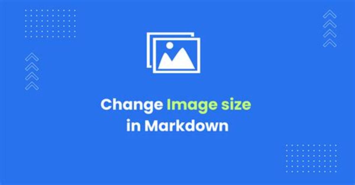 Changing Image Size in Markdown