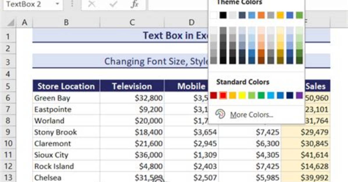 Changing Text Color in-Line?