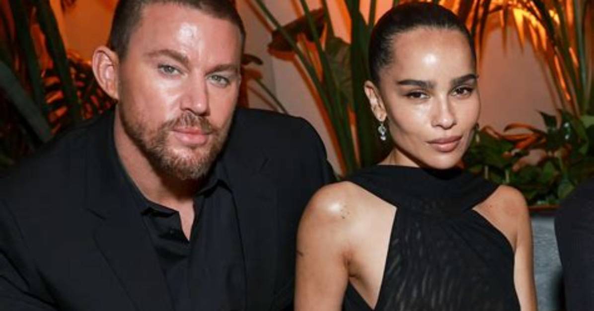 Channing Tatum and Zoe Kravitz Shared a Rare Pda Moment After Their Engagement Broke the Internet