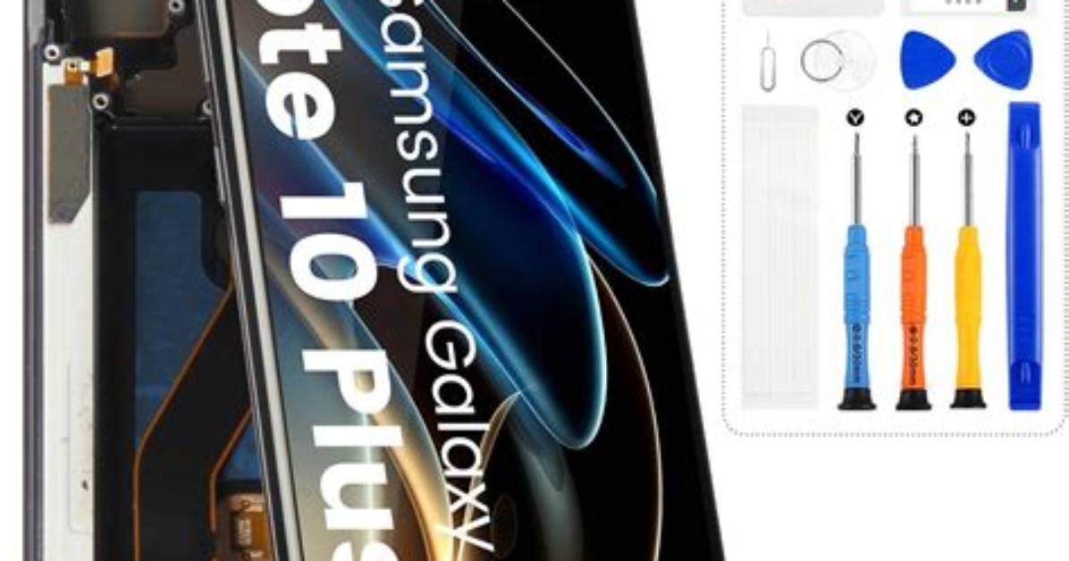Cheap Note 10 Plus Screen Replacement Part.