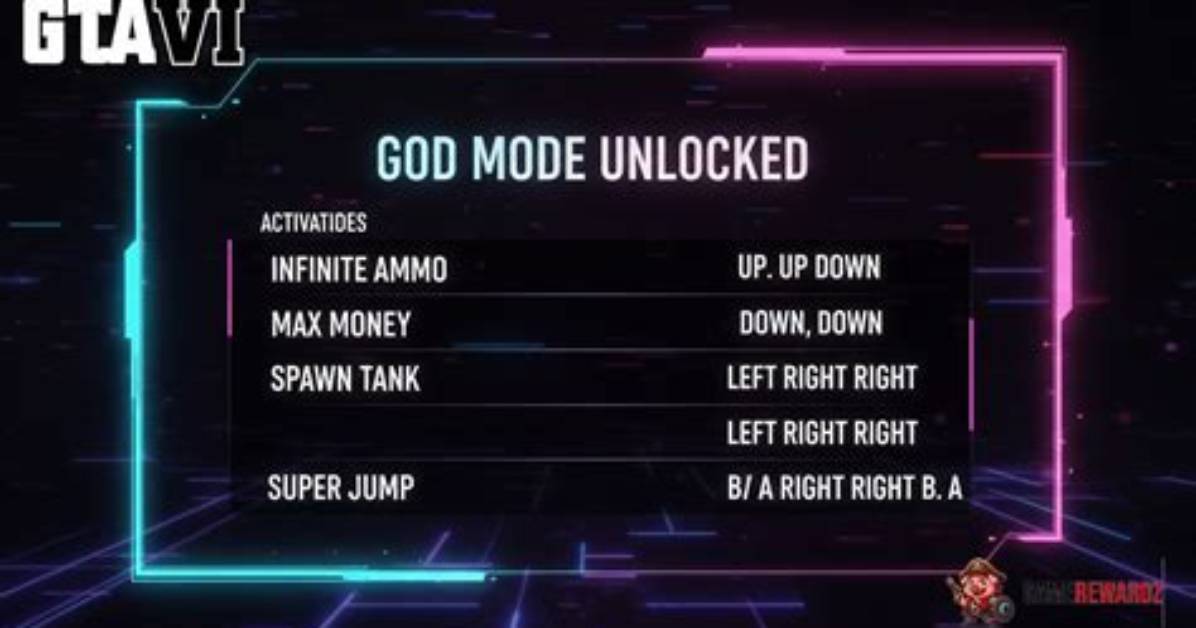 Cheat Codes, God Mode and More