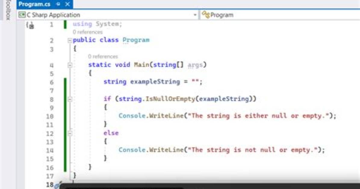 Check If a String Is Not Null or Empty