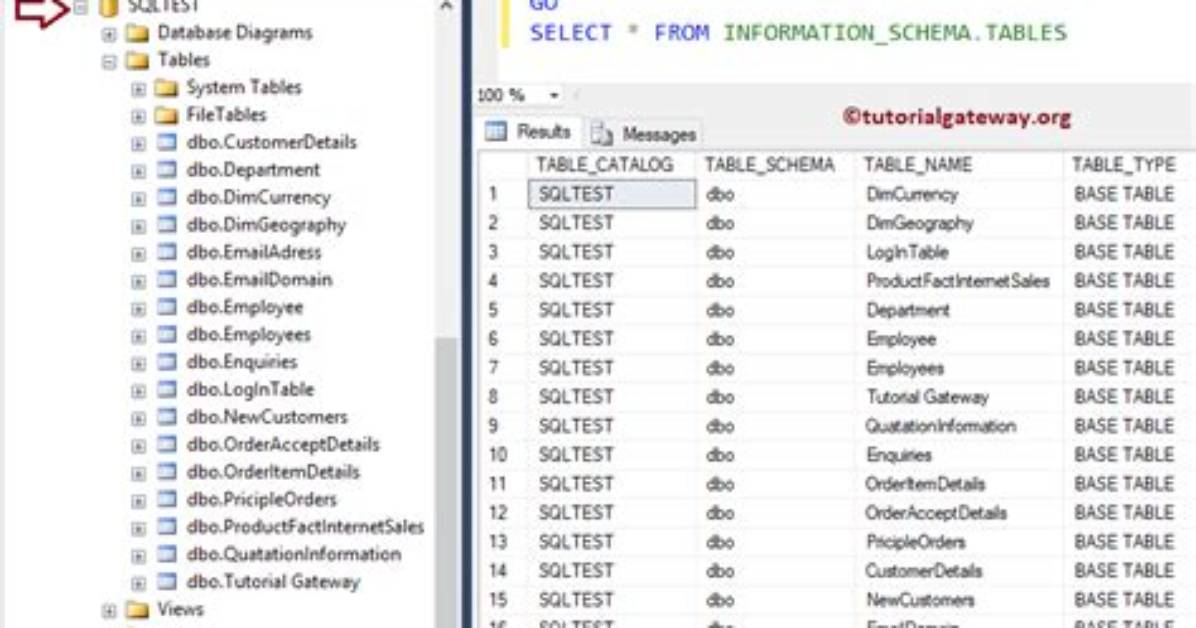 Check If Table Exists in Sql Server
