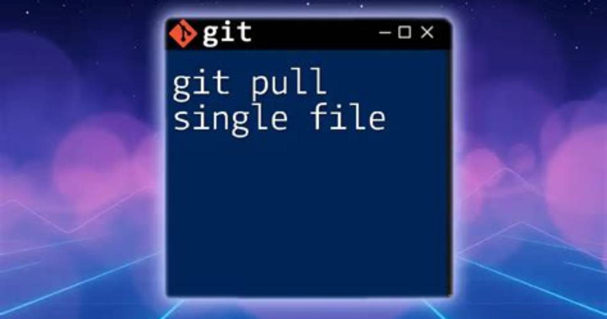 Check in Single File in Git?