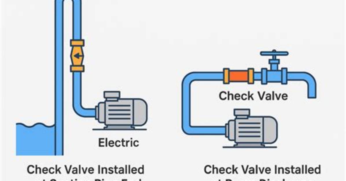 Check Valve Before or After Pump