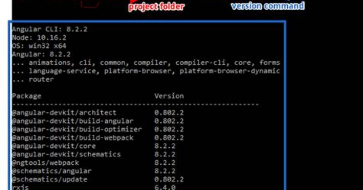 Checking Version of Angular-Cli That's Installed?