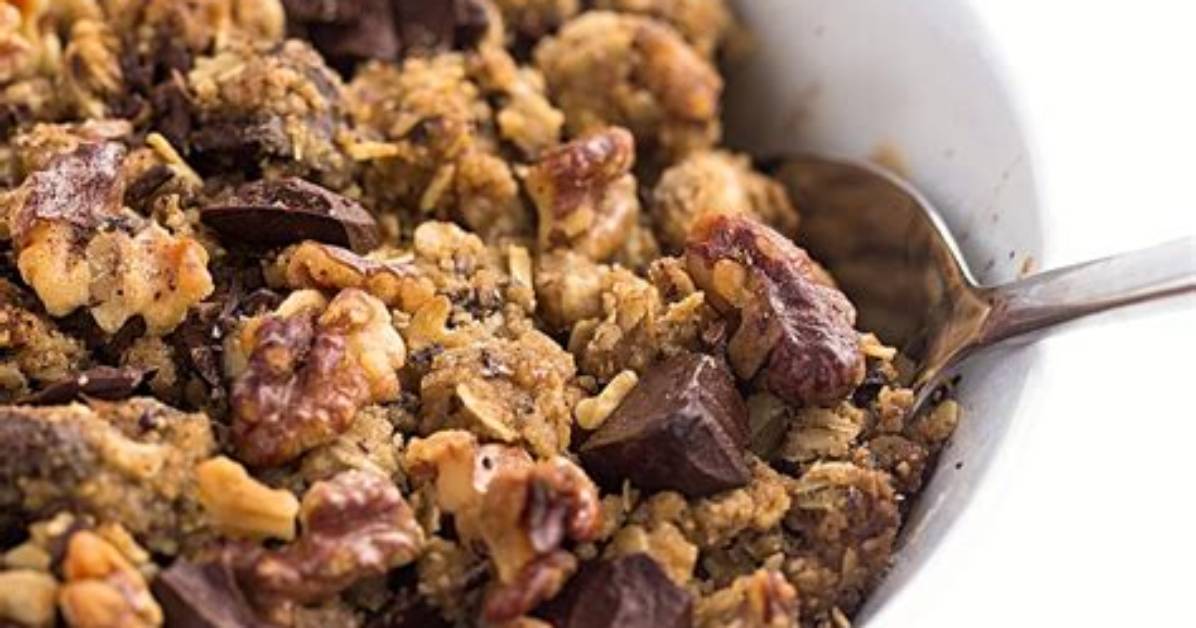 Chocolate Oat Crumble