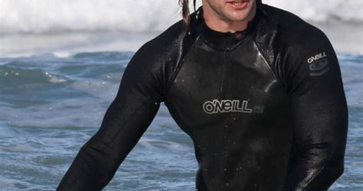 Chris Hemsworth Enjoys a Solo Surfing Session Ahead of Lockdown Lifting Tomorrow