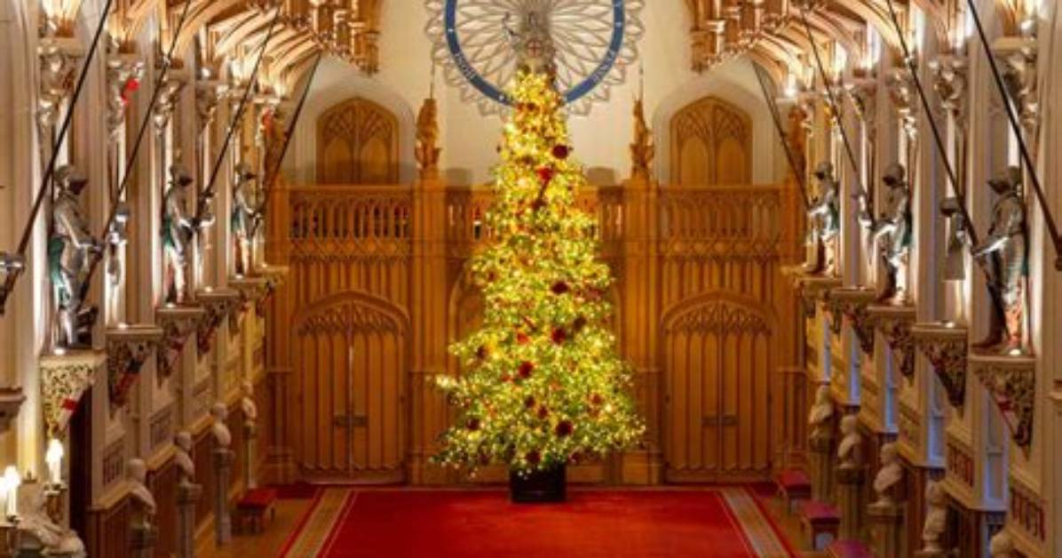 Christmas Tree at Windsor Castle, 1848 – #Christmascountdown Door No. 23