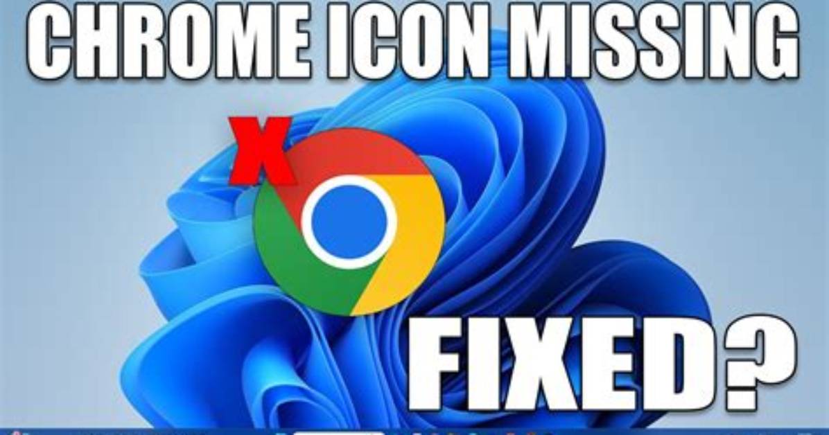 Chrome Icon Lost from Panel
