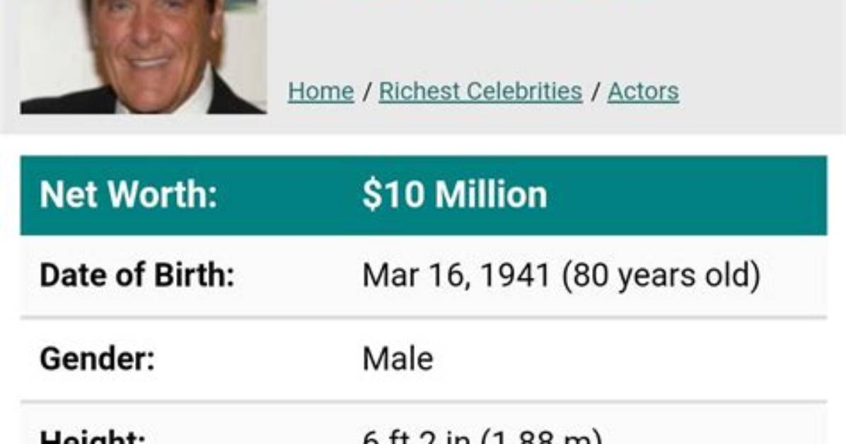 Chuck Woolery Net Worth