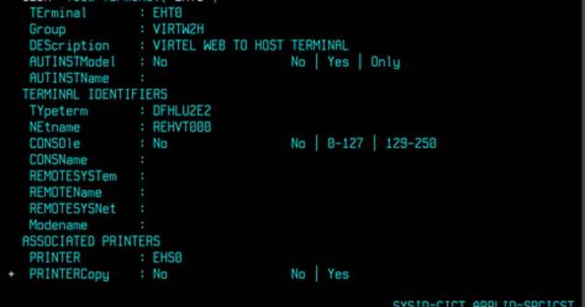 Cics Pseudo-Terminal Ids - Documentation for Bmc Ami iStrobe Web 20.15