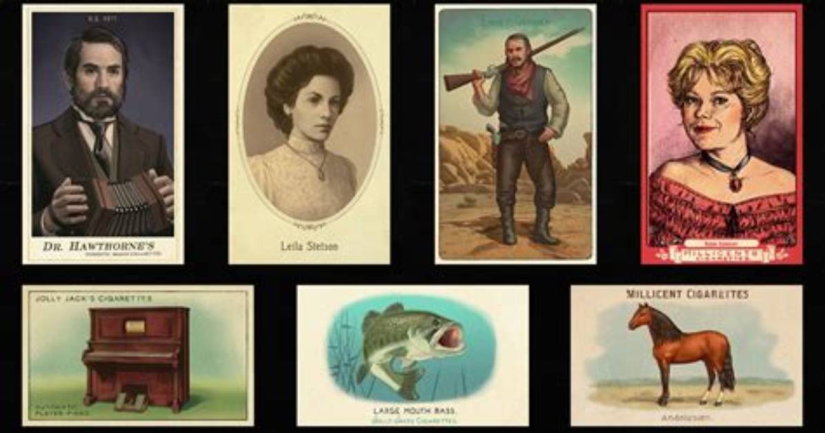 Cigarette Cards, Red Dead Redemption 2 Points of Interest
