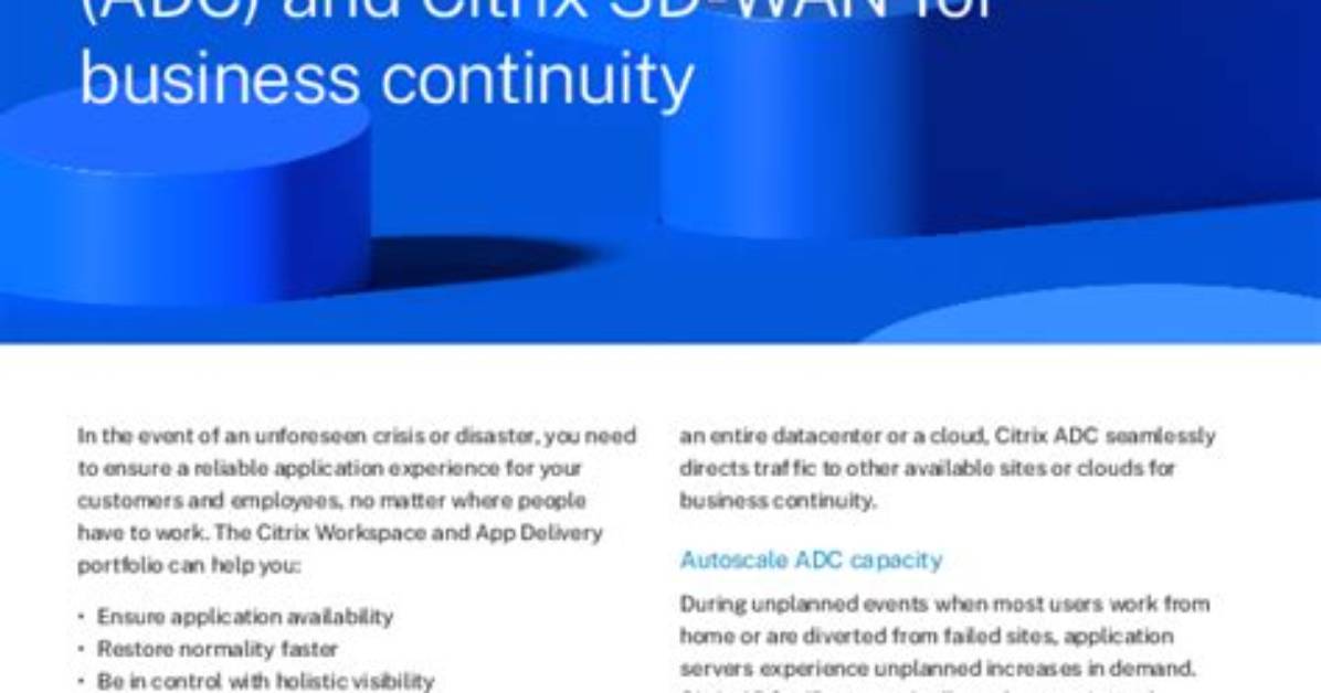 Citrix Citrix Application Delivery Controller (Adc) - Documentation for Bmc Discovery Content Reference