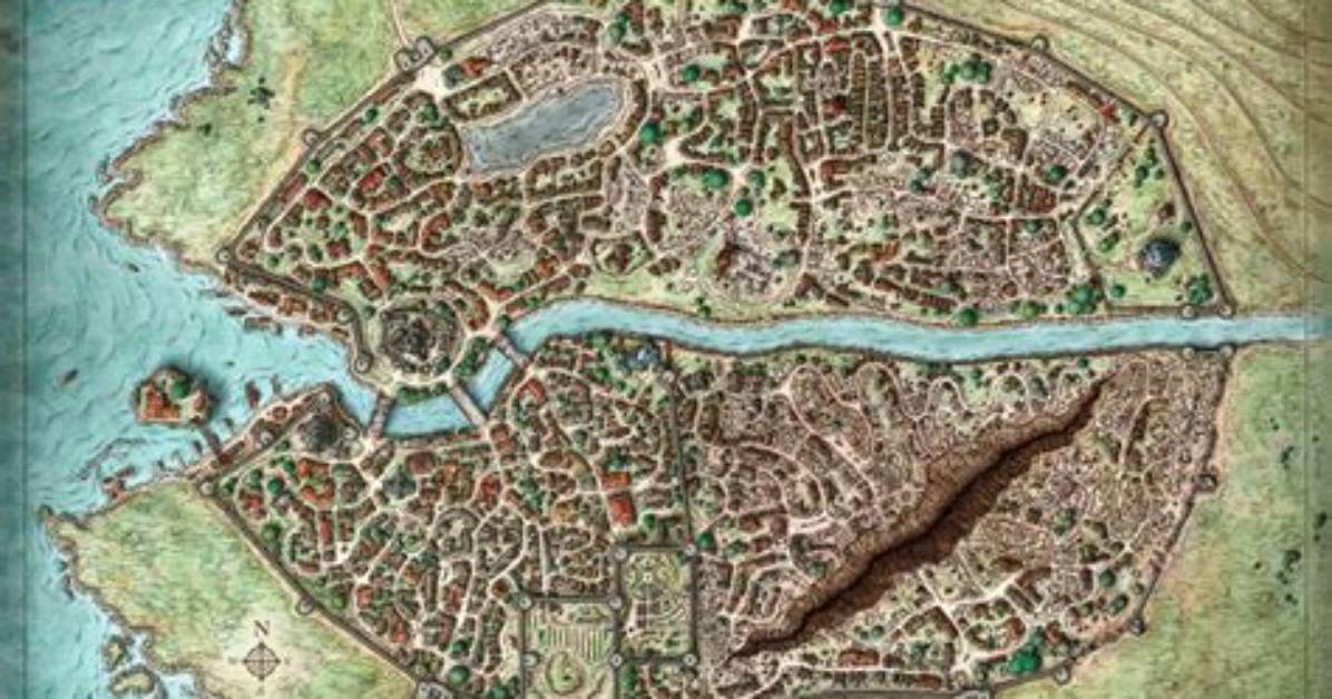 City of Neverwinter Map by Mike Schley