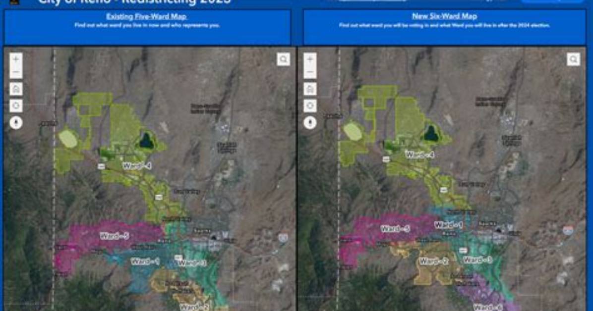City of Reno Selects New Ward Map with Six Wards | News
