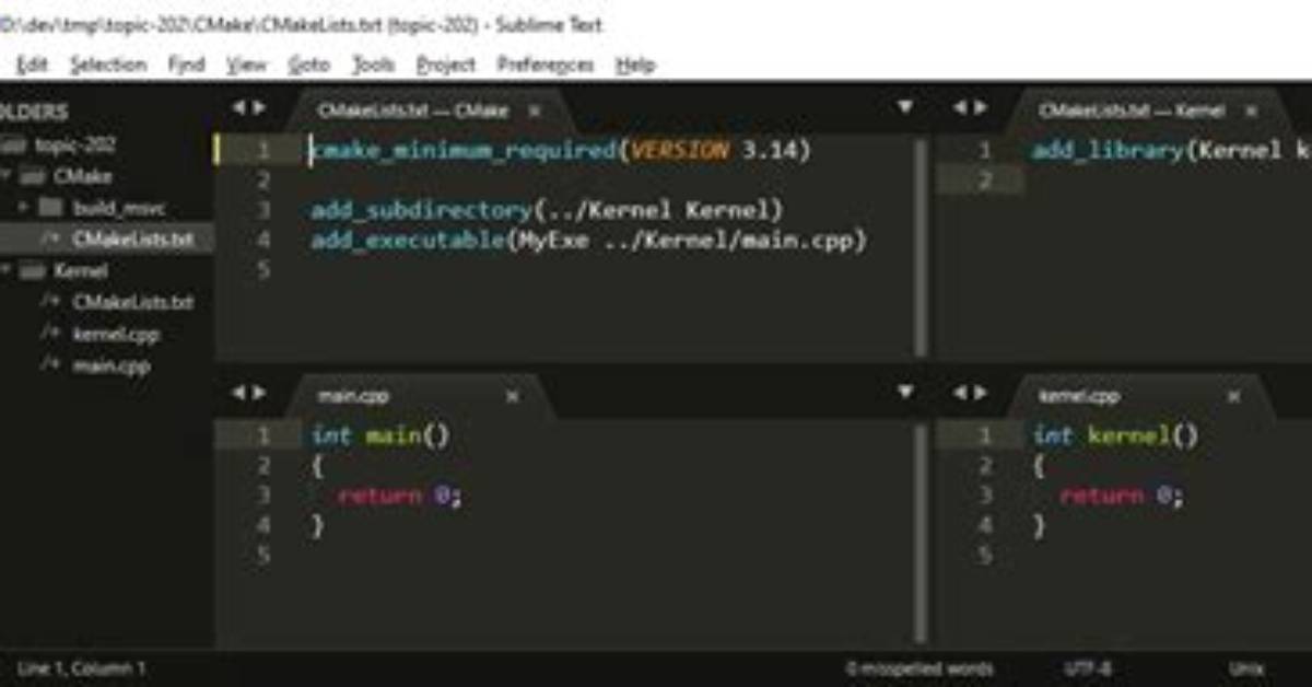 Cmake Output/Build Directory