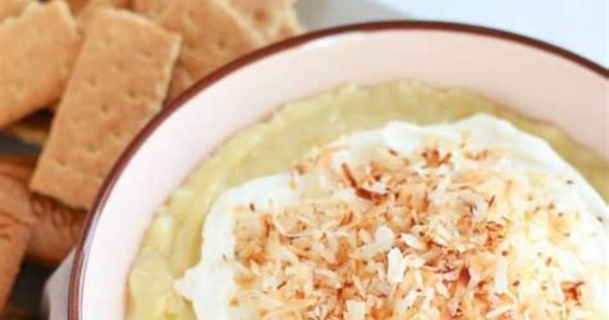 Coconut Cream Pie Dip - Celebrating Sweets