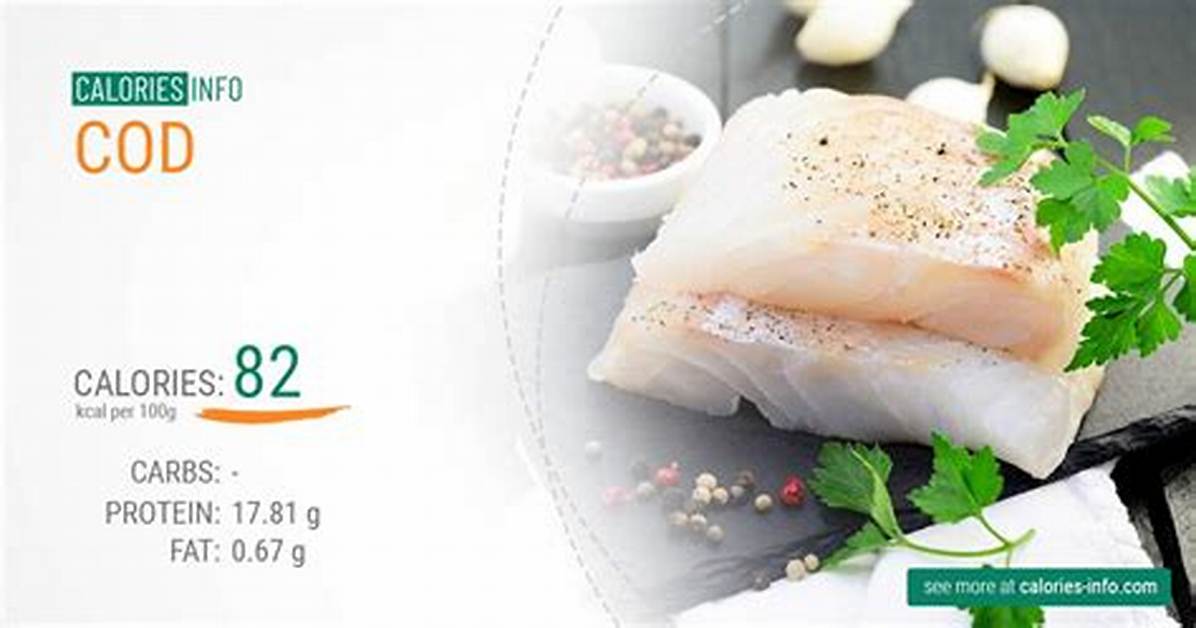 Cod Fillet Calories