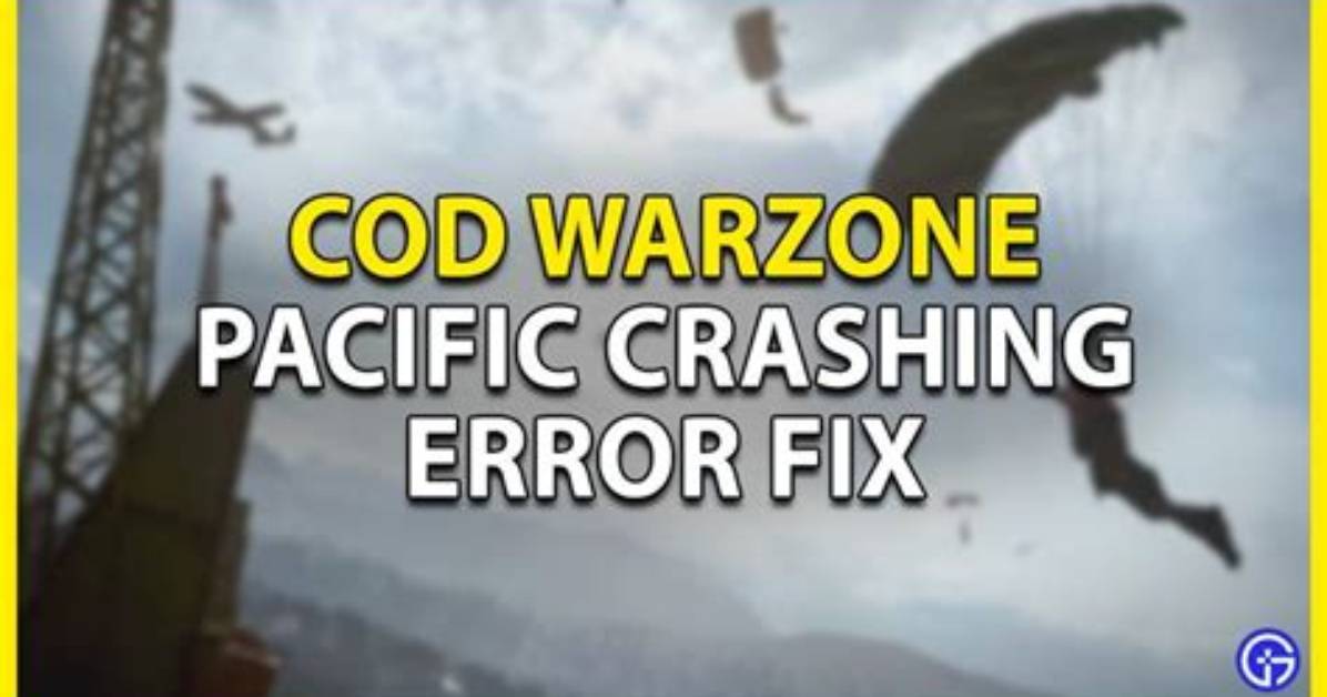 Cod Warzone Pacific Crashing Error Fix 2022