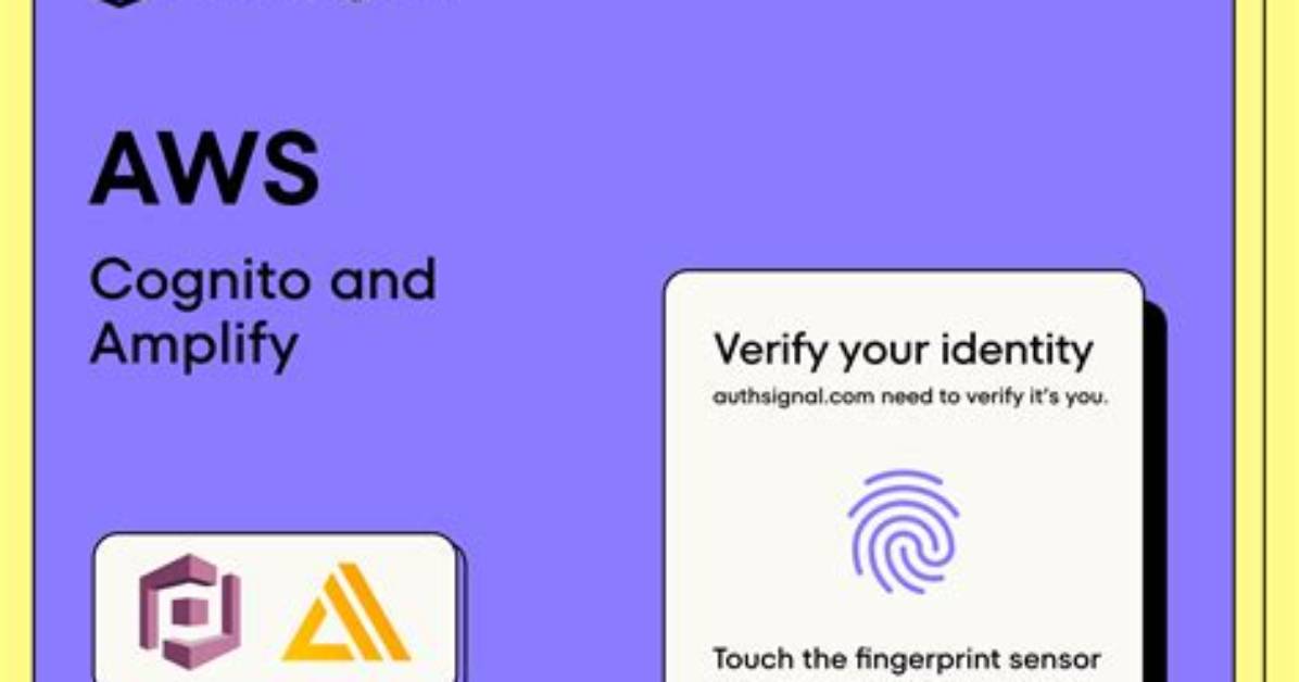 Cognito Authentication for Aws Amplify with Crypto Wallet