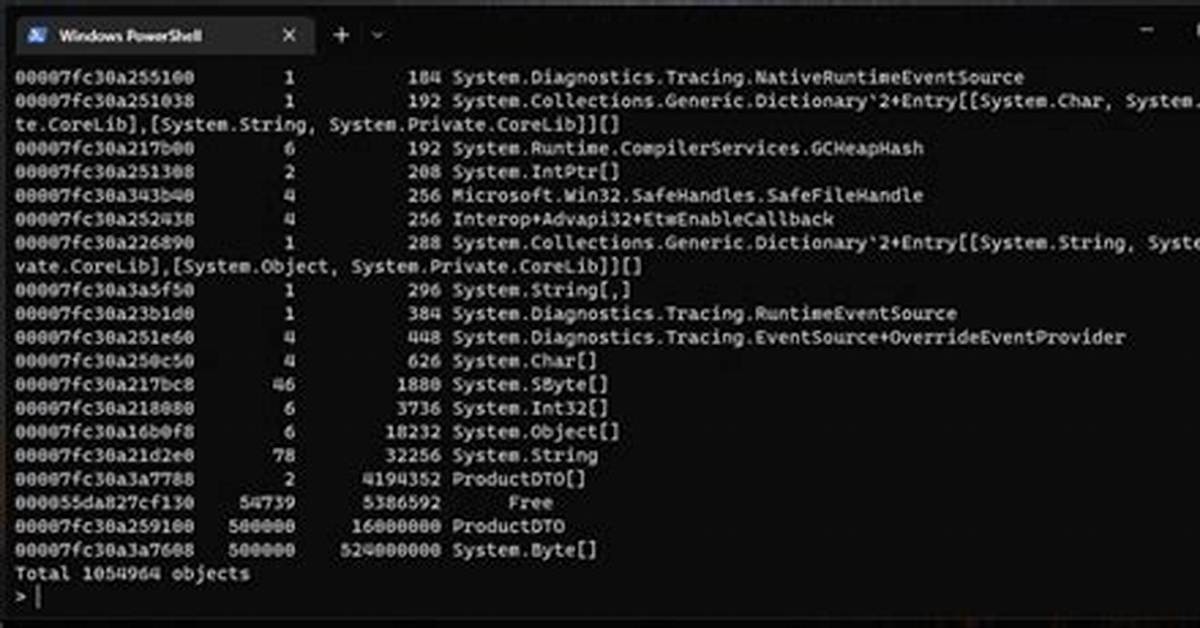 Collecting a Dump from A. Net Core App Running Inside a Container