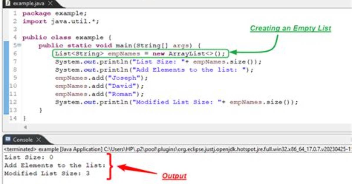 Collections. emptyList() Vs. New Instance