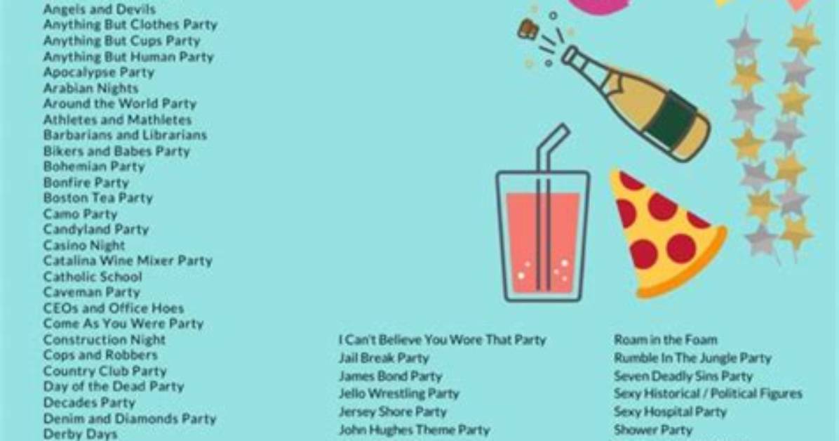 College Party Themes - How to Discuss