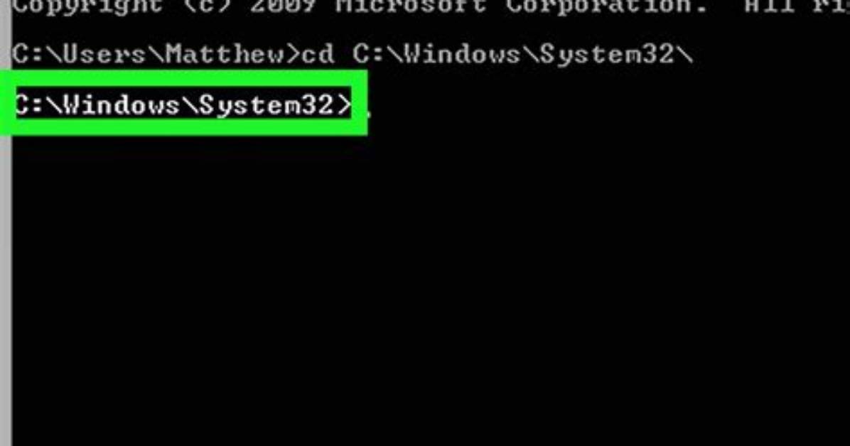 Command Prompt Won't Change Directory to Another Drive