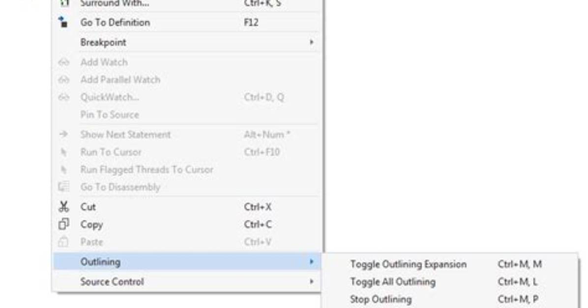 Command to Collapse All Sections of Code?