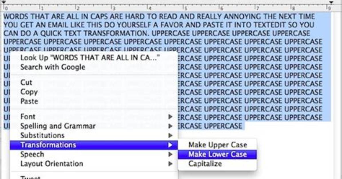 Command to Convert an Upper-Case String to Lower-Case?