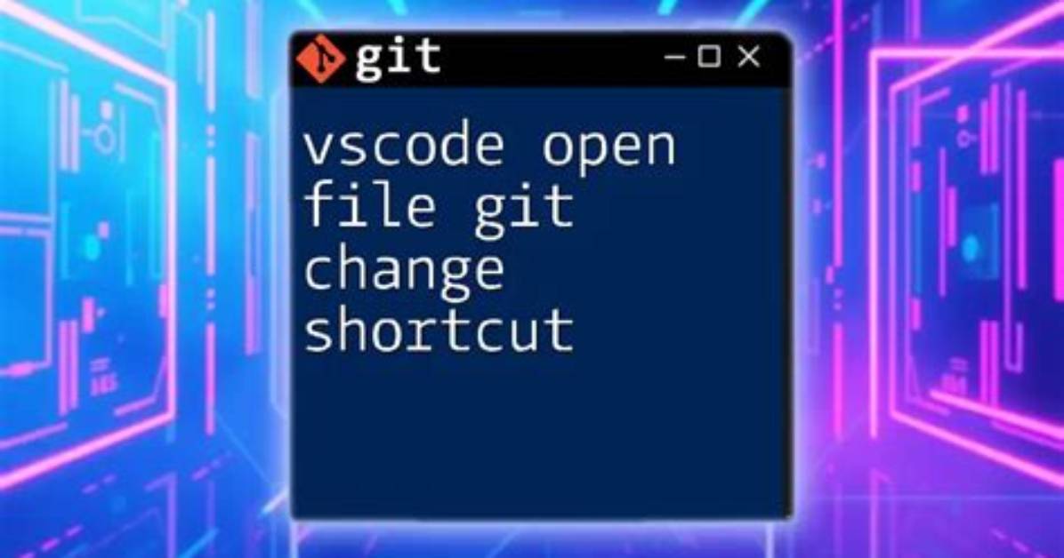 Command to Open File with Git