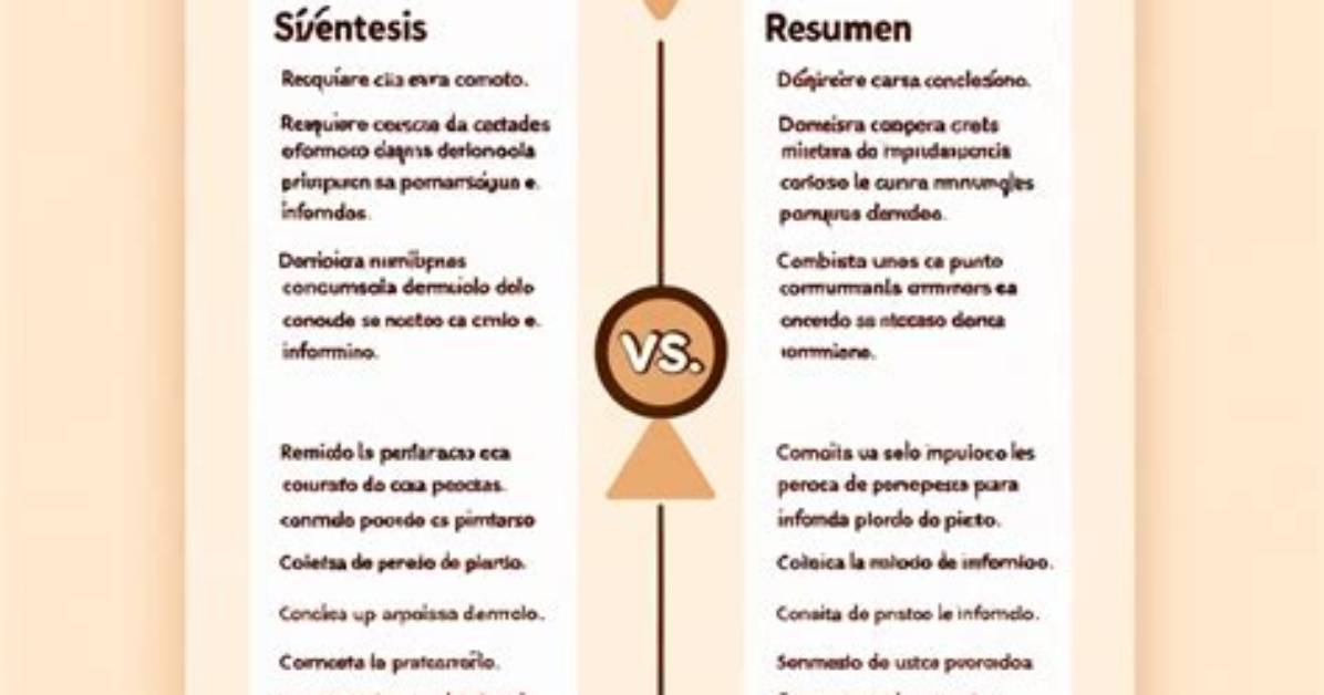 Como Se Hace Una Sintesis