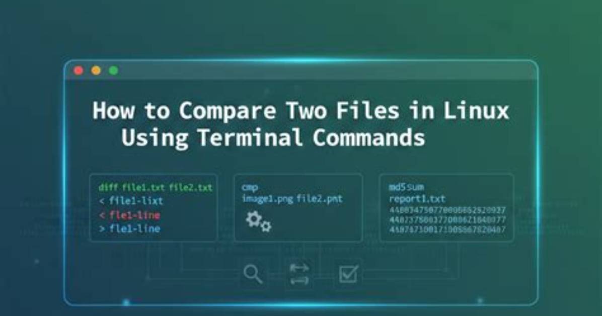 Comparing Two Files in Linux Terminal